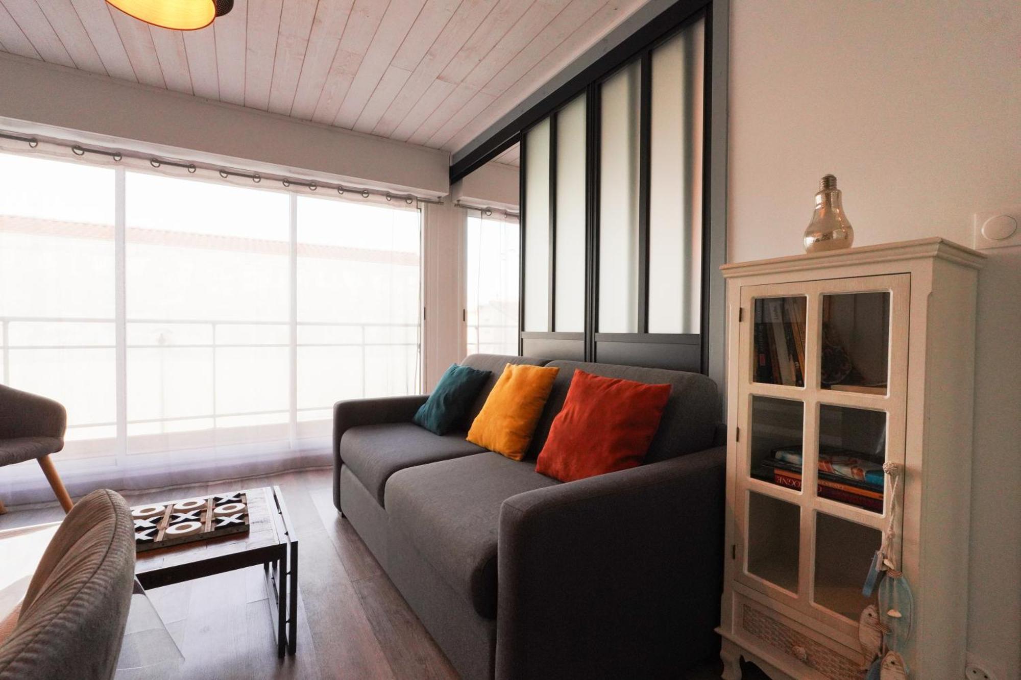 Superbe Appart.55M2 - 200M Ocean Et Parking 비스카로세 외부 사진