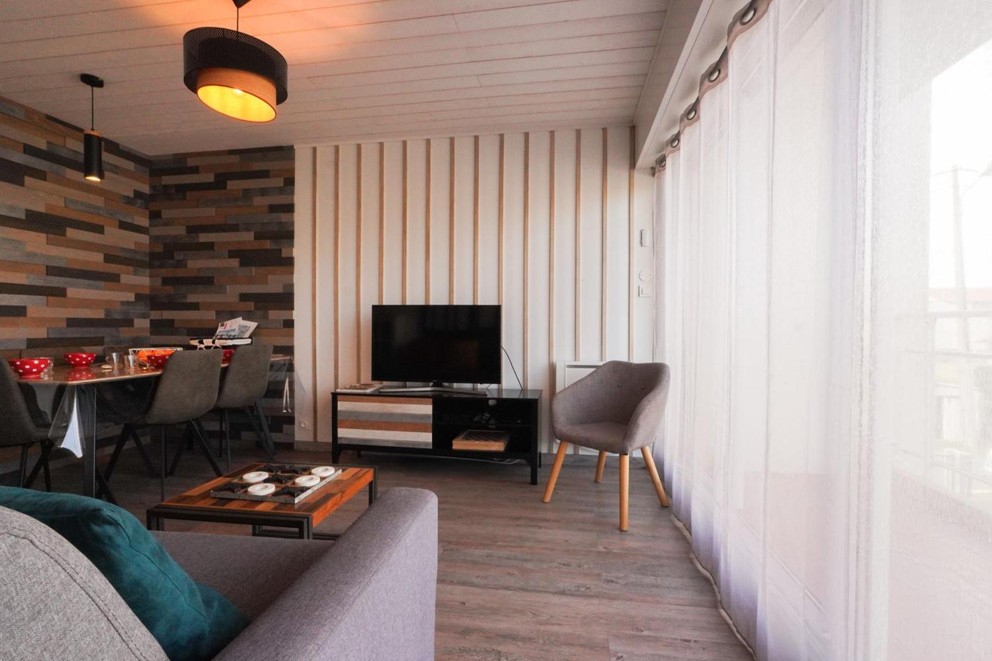 Superbe Appart.55M2 - 200M Ocean Et Parking 비스카로세 외부 사진