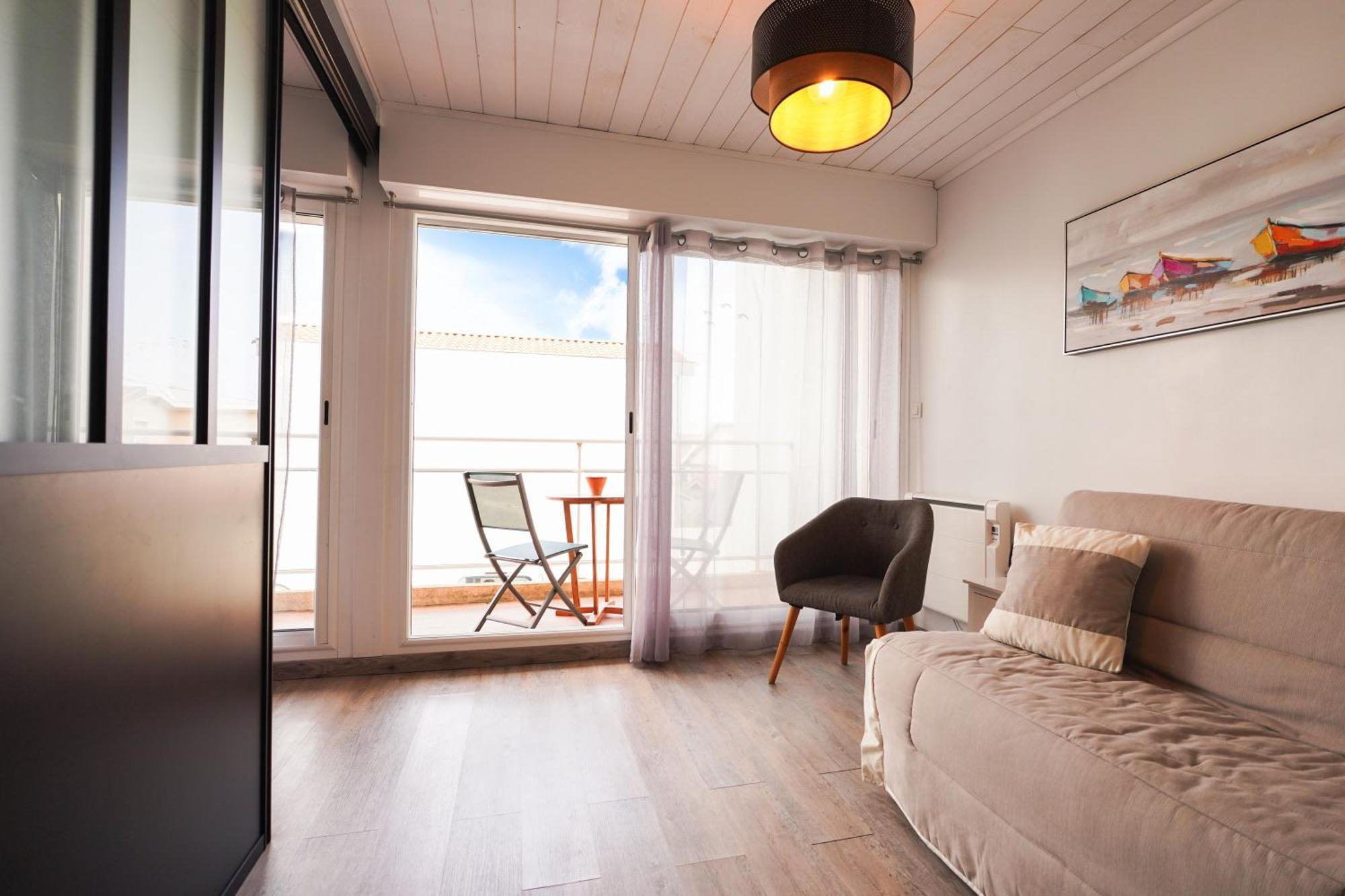 Superbe Appart.55M2 - 200M Ocean Et Parking 비스카로세 외부 사진